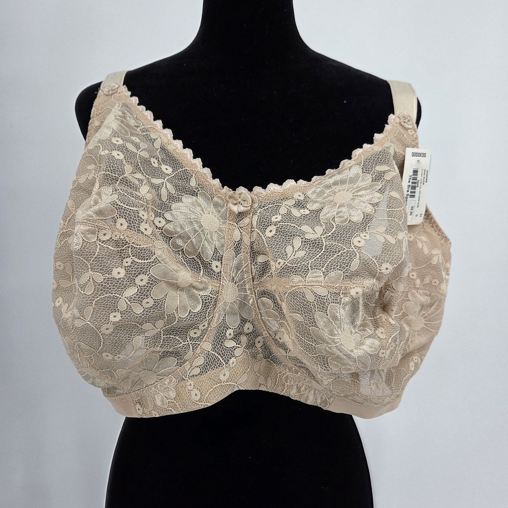 Goddess Non-wire lace bra Beige 50G 3050